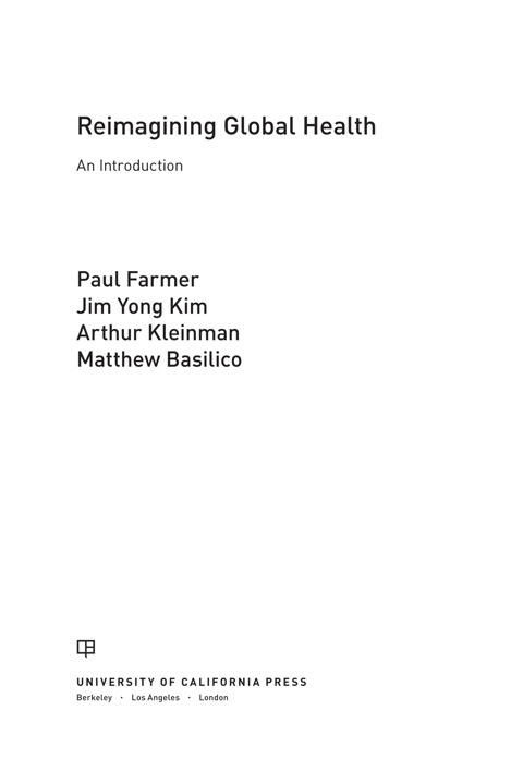 Reimagining Global Health